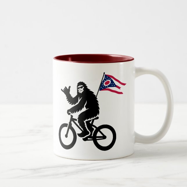 Tasse 2 Couleurs Drapeau Bigfoot Cycling Ohio (Droit)