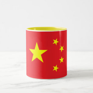 Tasse 2 Couleurs Drapeau chinois