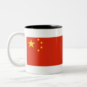 Tasse 2 Couleurs Drapeau chinois