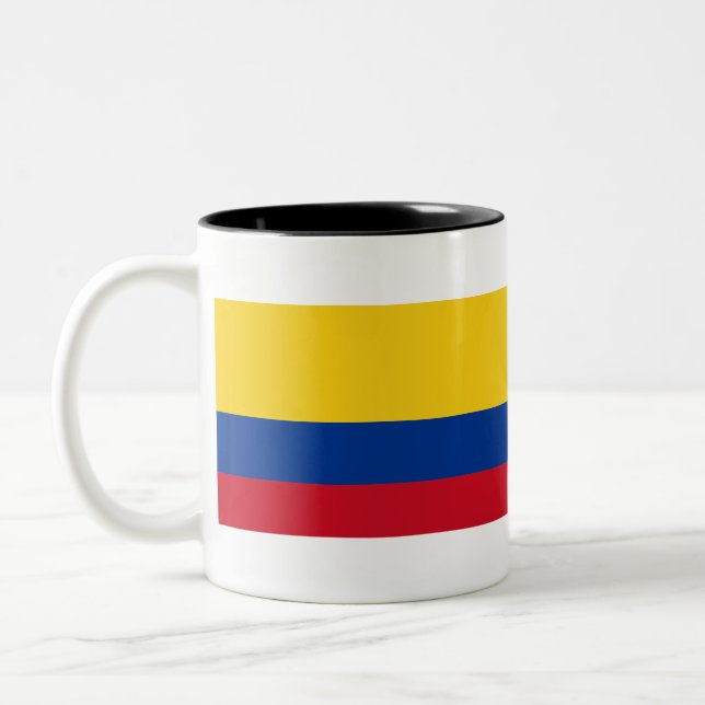 Tasse 2 Couleurs Drapeau Colombie (Gauche)