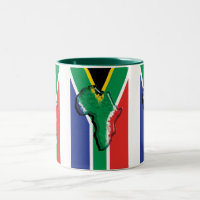 Drapeau d'Africain de l'Afrique du Sud RSA
