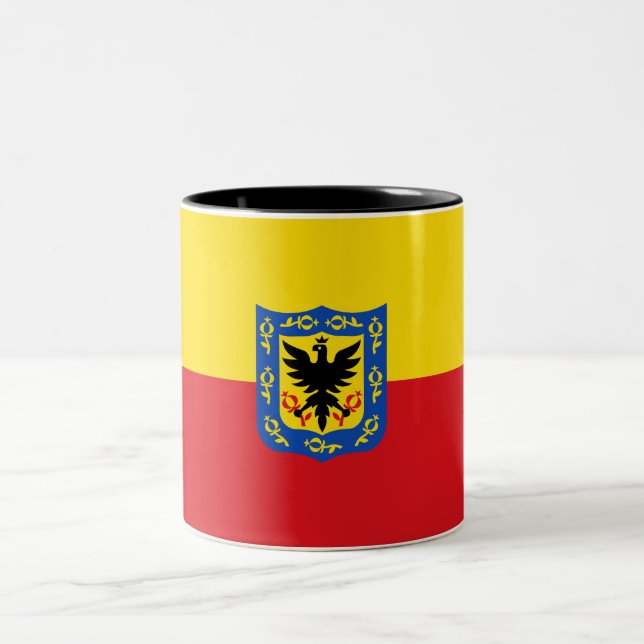 Tasse 2 Couleurs Drapeau de Bogotá (capitale colombienne) (Centre)