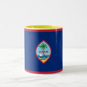 Tasse 2 Couleurs Drapeau de Guam