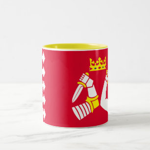Tasse 2 Couleurs Drapeau de Karelia Nord