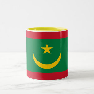 Tasse 2 Couleurs Drapeau de la Mauritanie