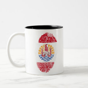Tasse 2 Couleurs Drapeau de la Polynésie française