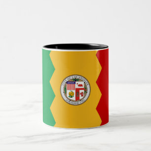 Tasse 2 Couleurs Drapeau de la ville de Los Angeles
