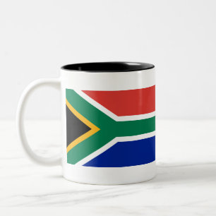 Tasse 2 Couleurs Drapeau de l'Afrique du Sud