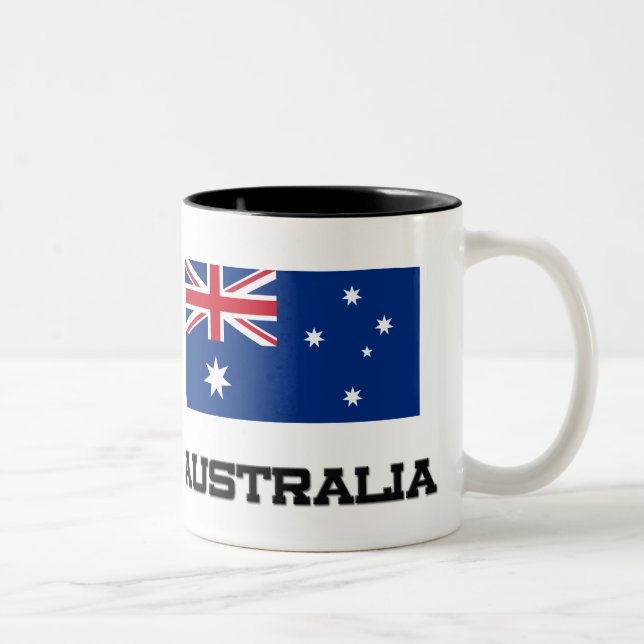Tasse 2 Couleurs Drapeau de l'Australie (Droit)