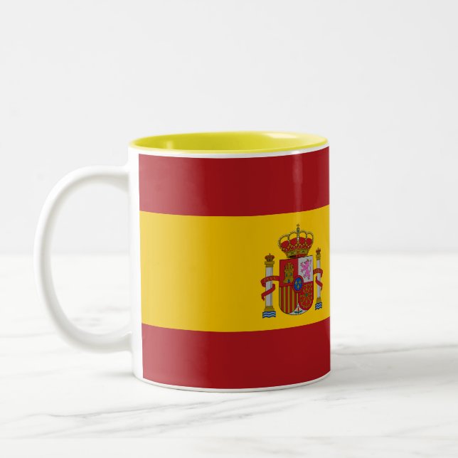 Tasse 2 Couleurs Drapeau de l'Espagne (Gauche)