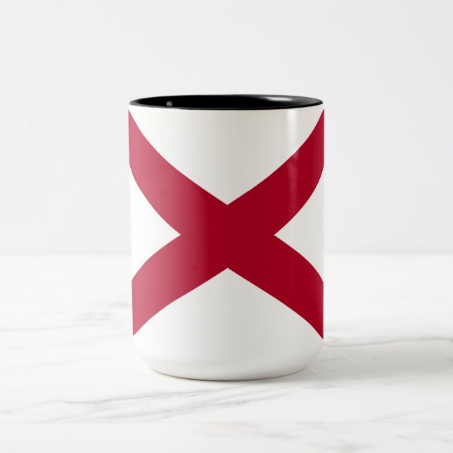Tasse 2 Couleurs Drapeau de l'état de l'Alabama (Centre)