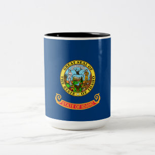 Tasse 2 Couleurs Drapeau de l'Idaho