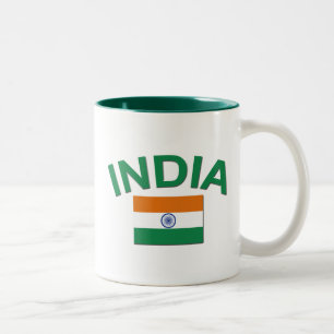 Tasse 2 Couleurs Drapeau de l'Inde