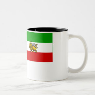 Tasse 2 Couleurs Drapeau de l'Iran (1925-1979)