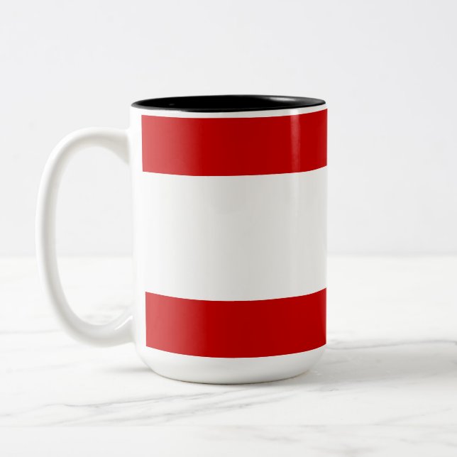 Tasse 2 Couleurs Drapeau de Tahiti (Gauche)