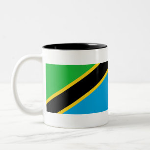 Tasse 2 Couleurs Drapeau de Tanzanie