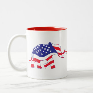 Tasse 2 Couleurs DRAPEAU D'Éléphant