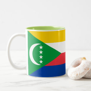 Tasse 2 Couleurs Drapeau des Comores