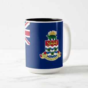 Tasse 2 Couleurs Drapeau des îles Caïmans