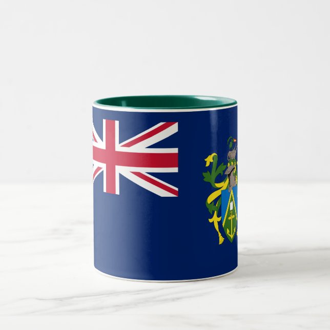 Tasse 2 Couleurs Drapeau des îles Pitcairn (Centre)