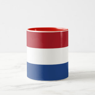 Tasse 2 Couleurs Drapeau des Pays-Bas