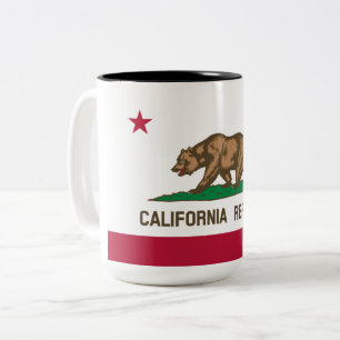 Tasse 2 Couleurs Drapeau d'État de Californie