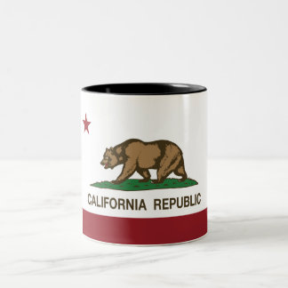 Tasse 2 Couleurs Drapeau d'état de la Californie