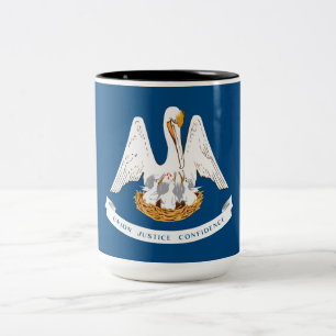 Tasse 2 Couleurs Drapeau d'État de Louisiane