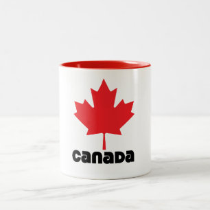 Tasse 2 Couleurs Drapeau du Canada