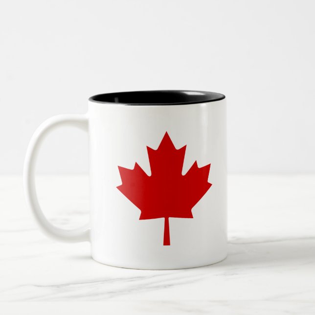 Tasse 2 Couleurs drapeau du canada (Gauche)