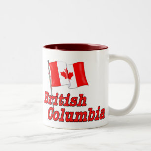 Tasse 2 Couleurs Drapeau du Canada - Colombie-Britannique