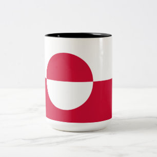 Tasse 2 Couleurs Drapeau du Groenland