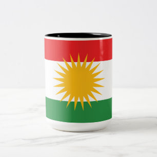 Tasse 2 Couleurs Drapeau du Kurdistan