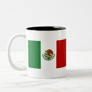 Tasse 2 Couleurs Drapeau du Mexique