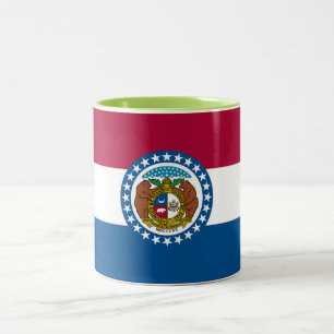 Tasse 2 Couleurs Drapeau du Missouri