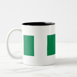 Tasse 2 Couleurs Drapeau du Nigéria