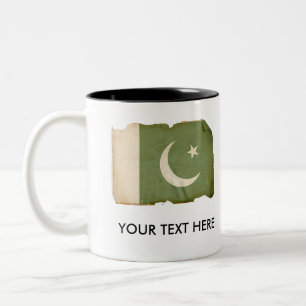Tasse 2 Couleurs Drapeau du Pakistan
