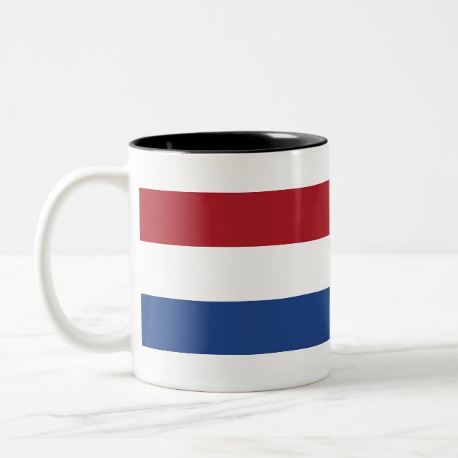 Tasse 2 Couleurs Drapeau du Pays-Bas (Gauche)