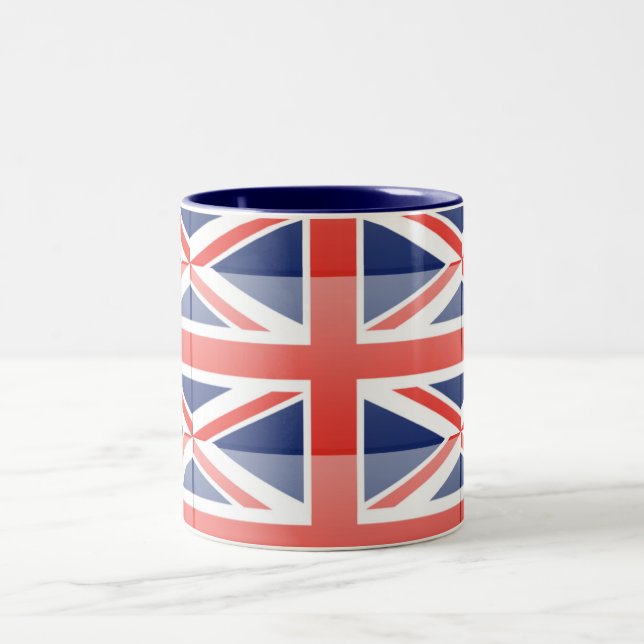 Tasse 2 Couleurs Drapeau du Royaume-Uni (Centre)
