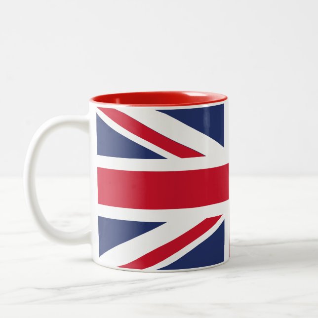 Tasse 2 Couleurs Drapeau du Royaume-Uni (Gauche)