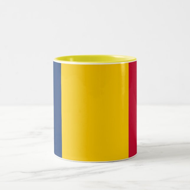 Tasse 2 Couleurs Drapeau du Tchad (Centre)