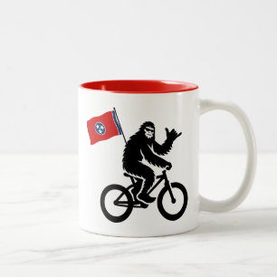 Tasse 2 Couleurs Drapeau du Tennessee de Bigfoot Cycling