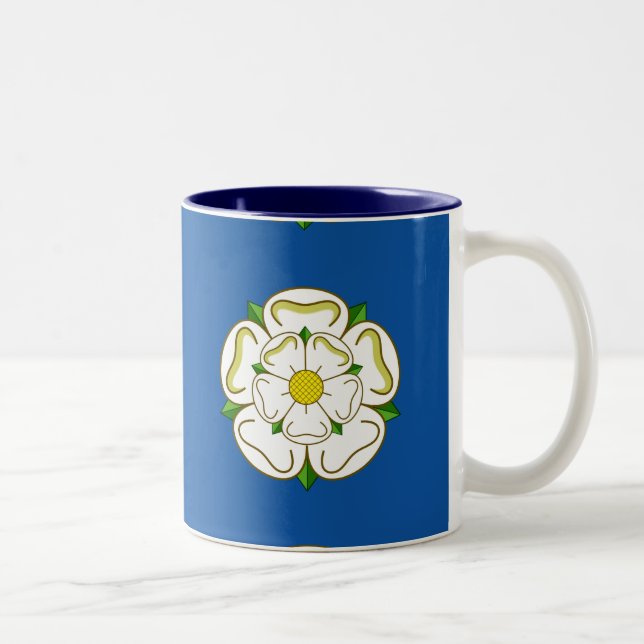 Tasse 2 Couleurs Drapeau du Yorkshire (Droit)