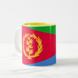 Tasse 2 Couleurs Drapeau Érythrée