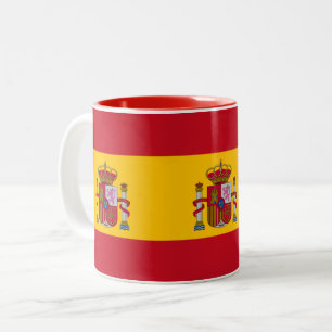 Tasse 2 Couleurs Drapeau Espagne