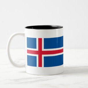 Tasse 2 Couleurs Drapeau Islande