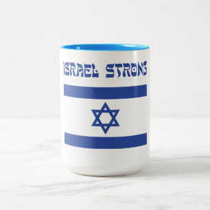 Tasse 2 Couleurs Drapeau Israël