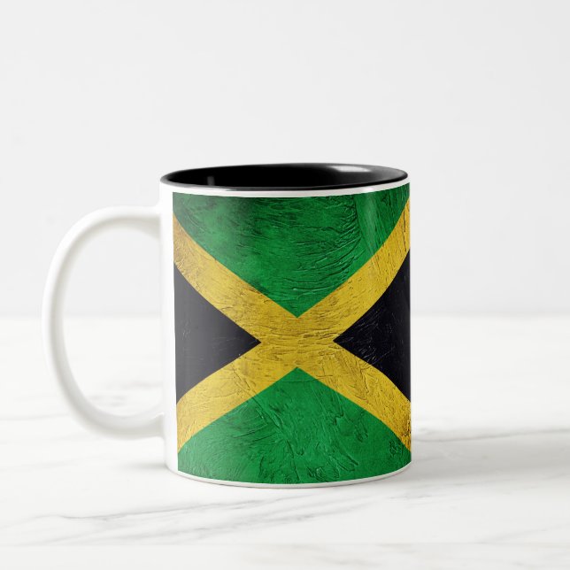 Tasse 2 Couleurs Drapeau jamaïcain (Gauche)