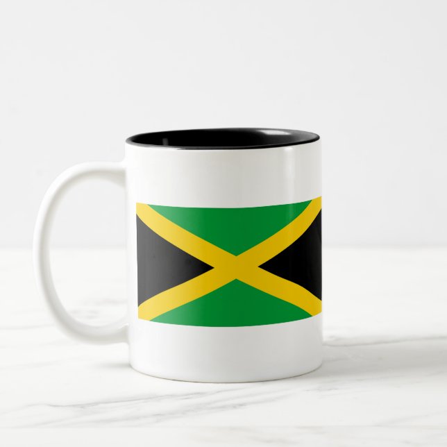 Tasse 2 Couleurs Drapeau Jamaïque (Gauche)