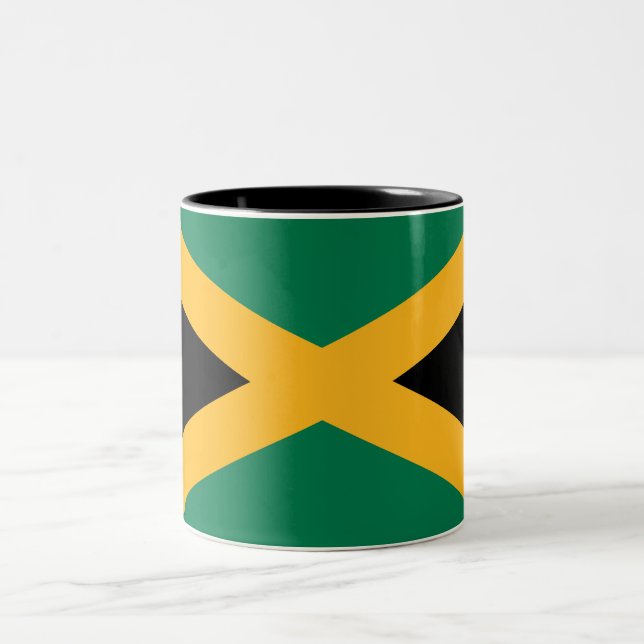 Tasse 2 Couleurs Drapeau Jamaïque (Centre)